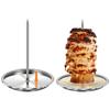 Removable Spikes Vertical Skewer Grill Set Stainless Steel Skewer Grill Set  Outdoor Garden
