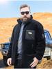 Herren-Fleecejacke in Übergröße – Samtgefüttert, lockere Passform für Herbst und Winter