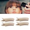 4pcs Solid Colour Volumizing Hair Clips Fast Curling Portable Heat Resistant Reusable Fluffy Hair Ro