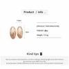Fashion Metal Pleated Oval Geometric Stud Earrings for Women Personality Gold Color Striped Long Earrings Charms Jewelry Gift