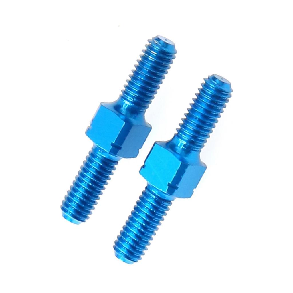 2 Pieces Lightweight 3x18mm Aluminum Turnbuckles Ideal For DIY Remote Control Car Modifications
