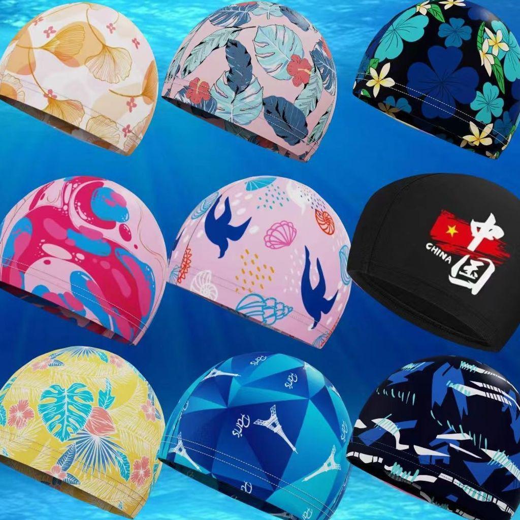 Unisex High Elasticity Breathable Swim Cap for Adults & Older Children