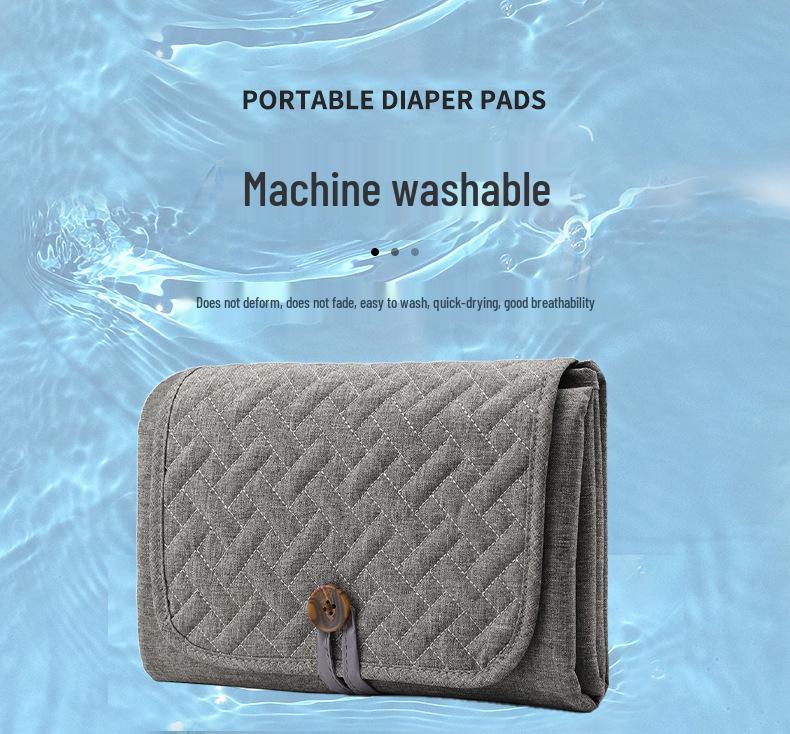Portable Foldable Newborn Diaper Bag & Pad Combo