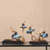 Resin Ballet Dancer Sculpture Girl Figurines Elegant Statues  Decoration for Cabinet Desktop