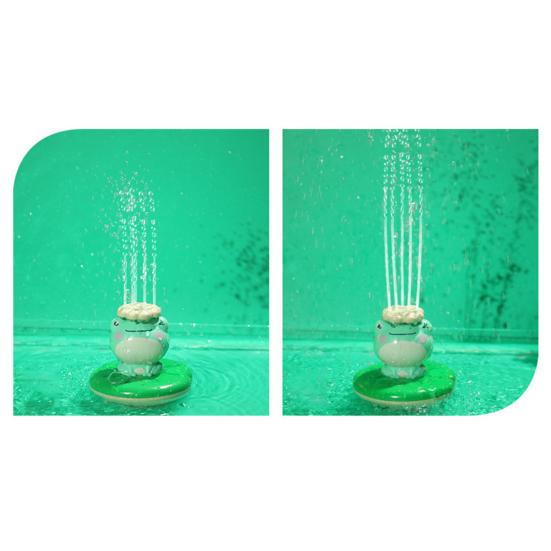 Frog Water Spray Toy for Kids Outdoor Water Play Pump with 4