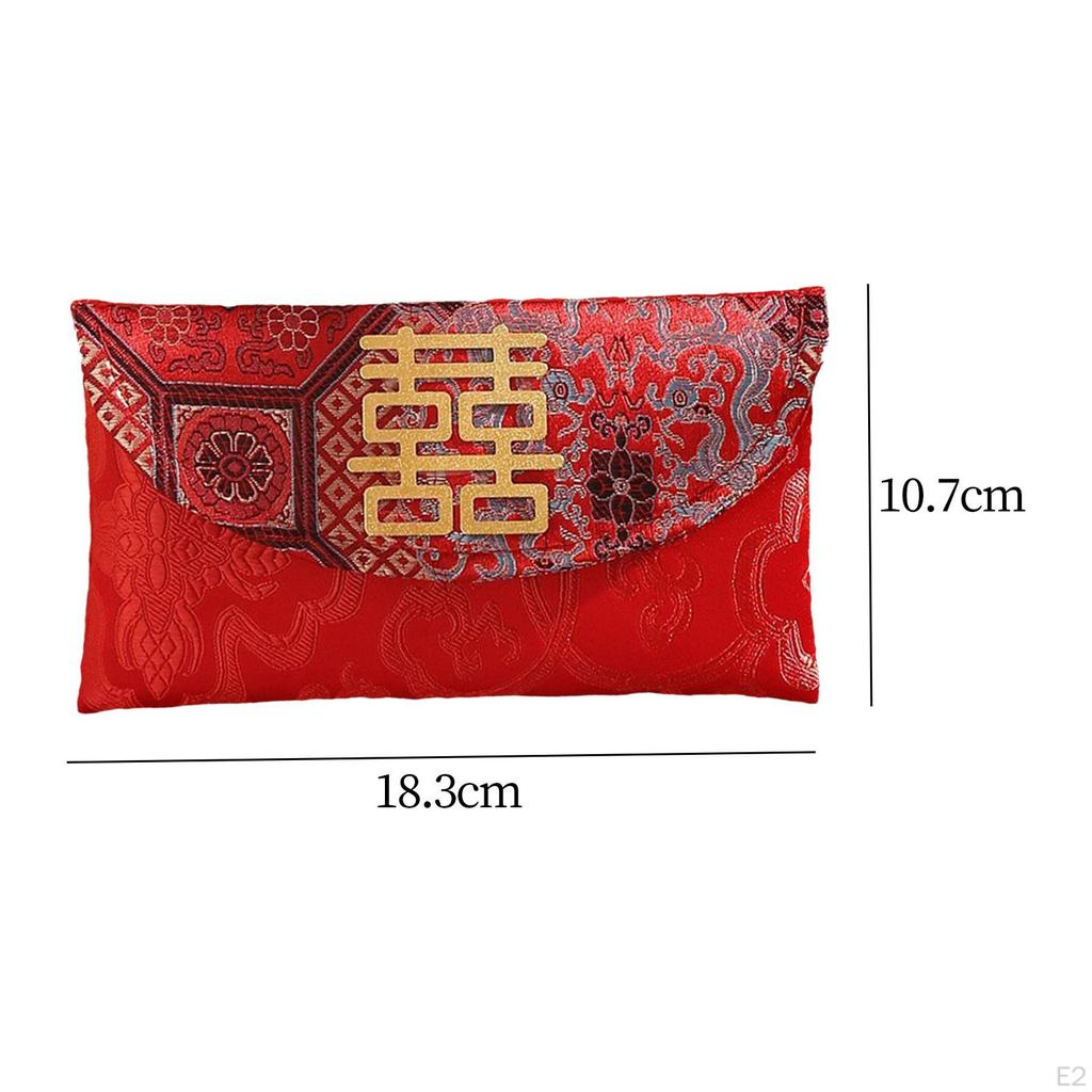 Chinesische Hochzeit Rote Umschläge Geschenk, Geldumschlag, Wiederverwendbar, 2024 für