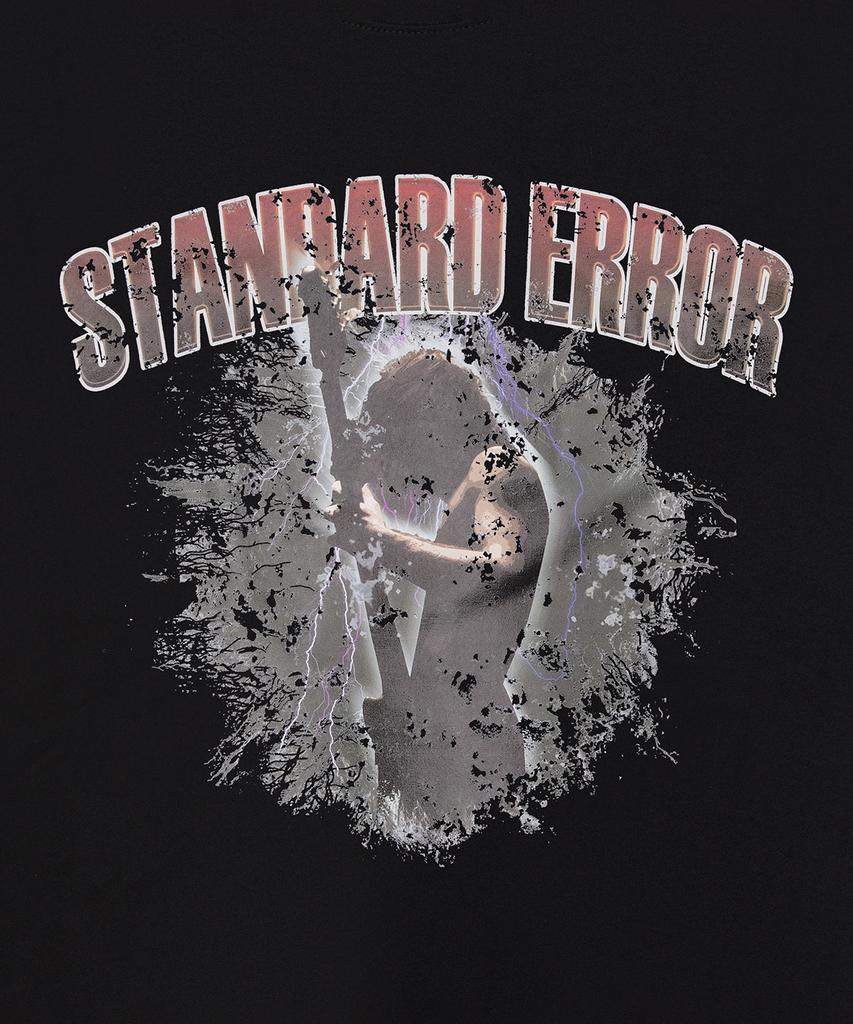 STANDARDERROR 87-Stan252 Noise City Crack Solid Short Sleeve T-Shirt (2 Colors)