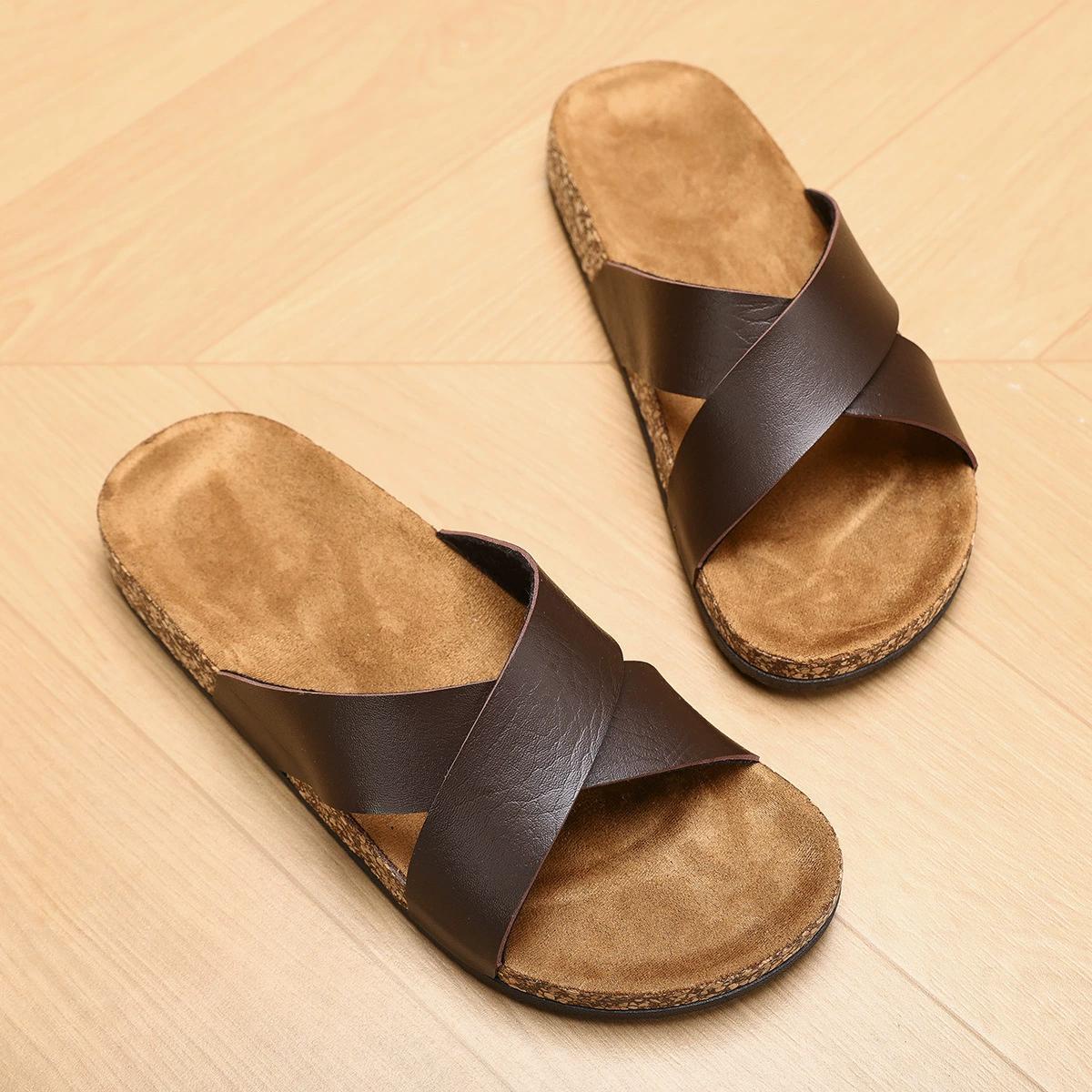 

Мужские модные тапочки Водонепроницаемые Нескользящие Толстая подошва Износостойкие Легкие Удобные Тапочки-шлепанцы 40 темные хаки