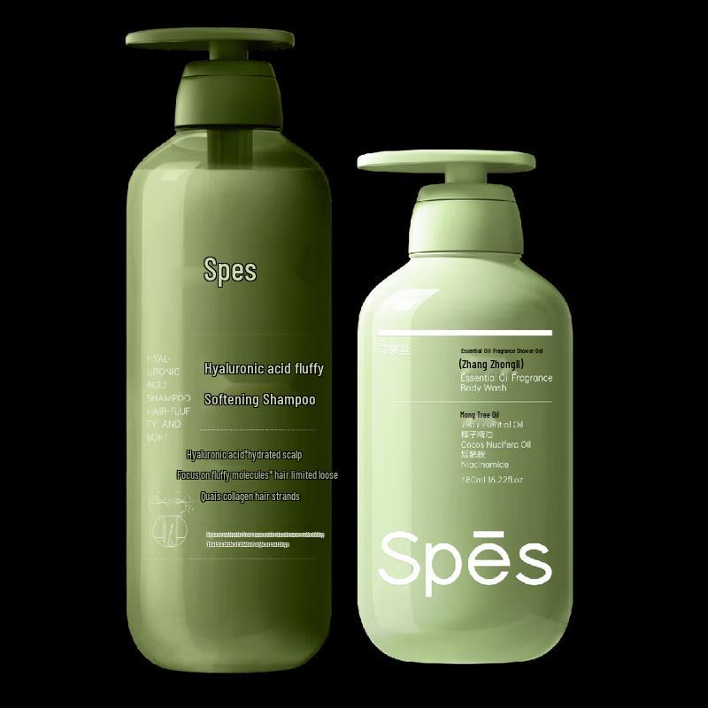Spes Hyaluronic Acid Fluffy & Soft Hair and Body Care Set