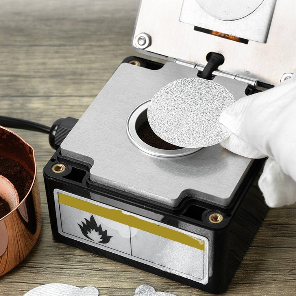 37MM Aluminum Foil Lids, 200pcs Coffee Capsules Foil   Heat Sealable Non Self Adhesive Aluminum Lids Foil for Coffee Pods Covers, Crafted from Pre