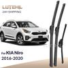 Wiper Front & Rear Wiper Blades Set For KIA Niro 2016 2017 2018    Windshield Windscreen Window 26"+16"+13"