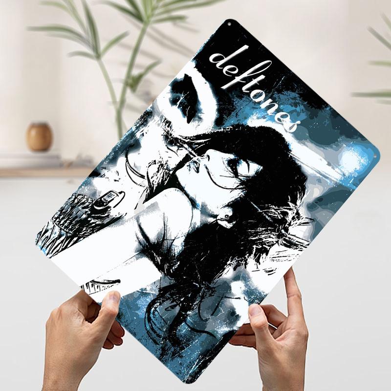 

Deftones Album Art Tin Plaque Poster Customized Wall Art Retro Vintage Metal Signs for Man Cave Gamer Decoration Room Coffee Bar 7.9x11.8In(20x30cm)