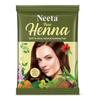 Neeta Pure Henna Powder for Hair with 9 Natural Herbs 50g X Pack of 6 Soft Shiny Natural Hair Color