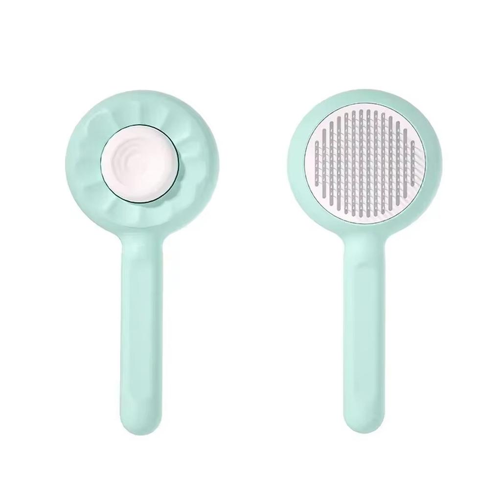 Grooming Kit Deshedding Brush Comb And Nail Clippers For Long Haired Cats Pet Combs