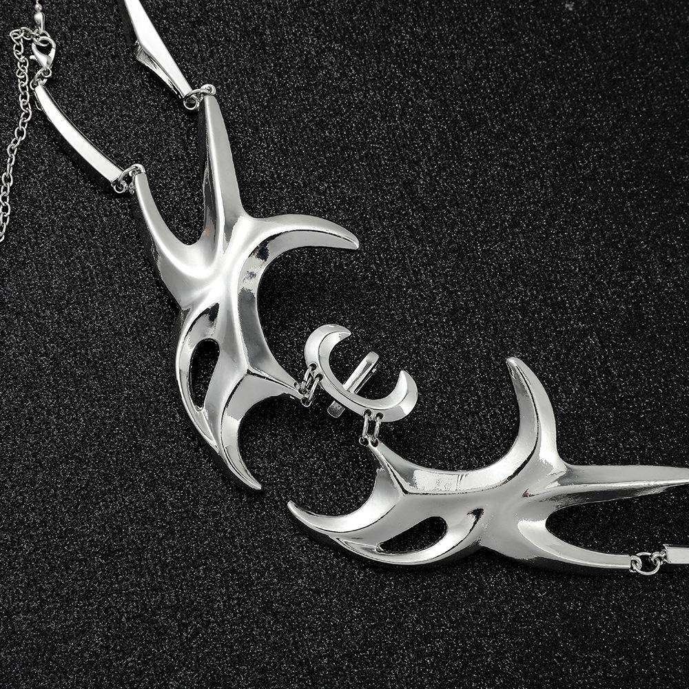Europäischer & Amerikanischer Modeschmuck aus Legierung: Nase, Kinn, Gesicht Halskette - Nicht verblassendes Partygeschenk.