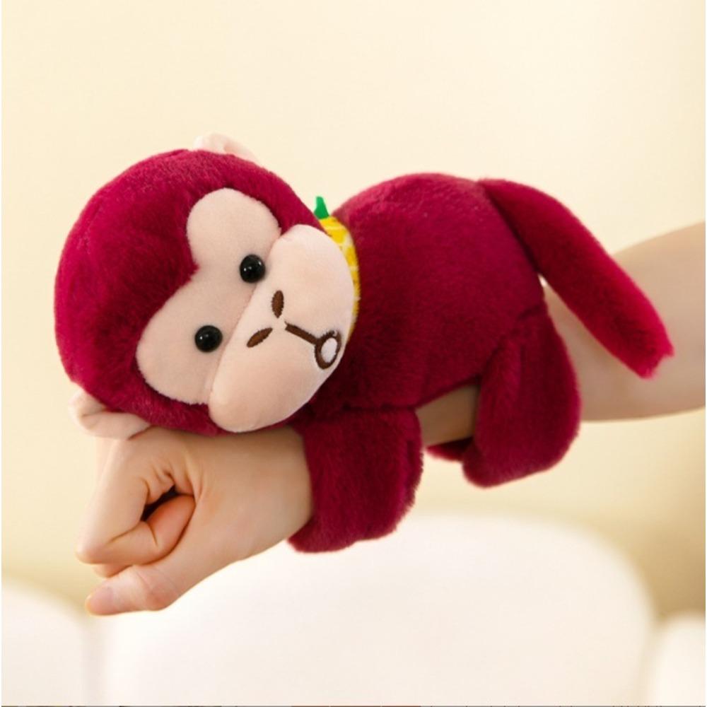 Neues Kapibara liegender Ring Armband Kapibara Knallring Plüschtier Puppe Handgelenkspuppe