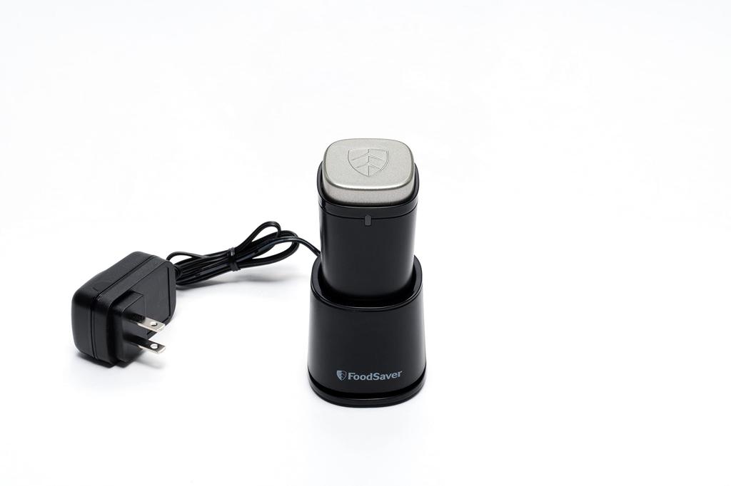 FoodSaver FS1197 Portable Cordless Vacuum Sealer Black 6-Piece Set,