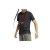 New Jumpman Flight T Shirt Men's Black Red AO0664-010