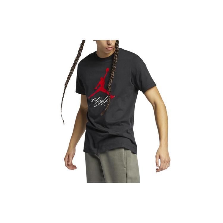

New Jordan Jumpman Flight T Shirt Men s Black Red AO0664-010 XL