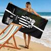 Name Custom Santos FC Art Print Beach Towel, Large Soft Quick Dry Towel for Beach Camping Swimming
