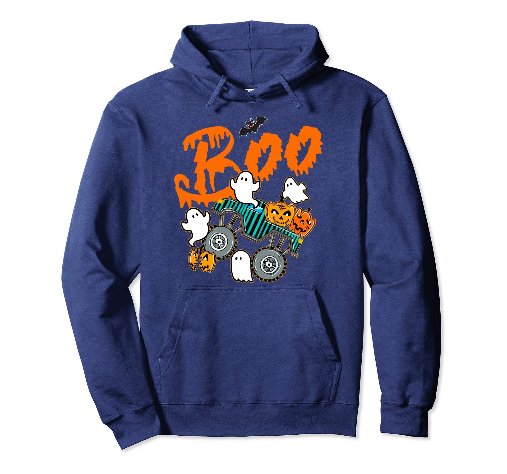Ghost Rider Truck Monster Pumpkin Ghost Hoodie