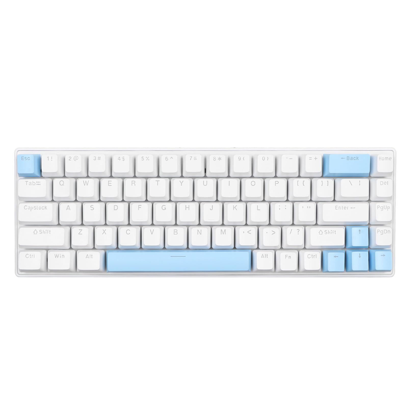 

Redragon K551 Mechanical Gaming RGB LED Wired Keyboard with Blue for Gaming 104 Black Keyboard, Backlit, Switch, PC, Keys, (White Blue)