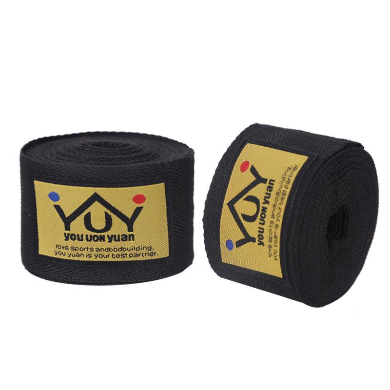 Cotton Elastic Boxing Hand Wraps - Muay Thai Sanda Fighting Wrist Support Sports Bandages