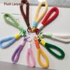 Bunte Plüsch Handy Handgelenkschlaufe Schlüsselanhänger - Anti-Verlust Modeanhänger