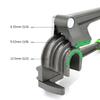 1/4” 3/8” 1/2” O.D Manual Copper Tube Bender, 3-in-1 Aluminum Pipe Bending Tool for Air Condition Refrigeration Repair ST-612