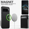 SUTENI H19 For Google Pixel 9 Pro XL Magnetic Case Card Holder Kickstand Litchi Texture Leather Back Cover