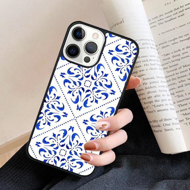Portuguese Tiles Phone Case Cover For iPhone 17 Air 16 15 14 plus 12 13 pro max coque Shell Fundas