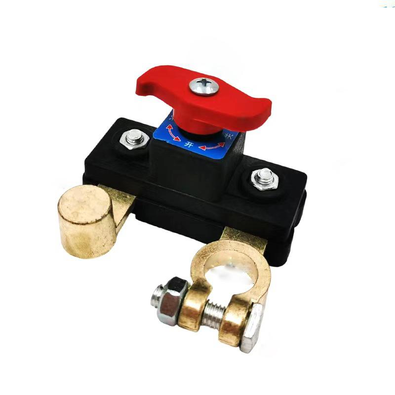 12V 24V Dual Voltage Battery Master Cut Off Switch Zinc Alloy Structure Negative Pole Disconnect Tool Free Knob PCB Design
