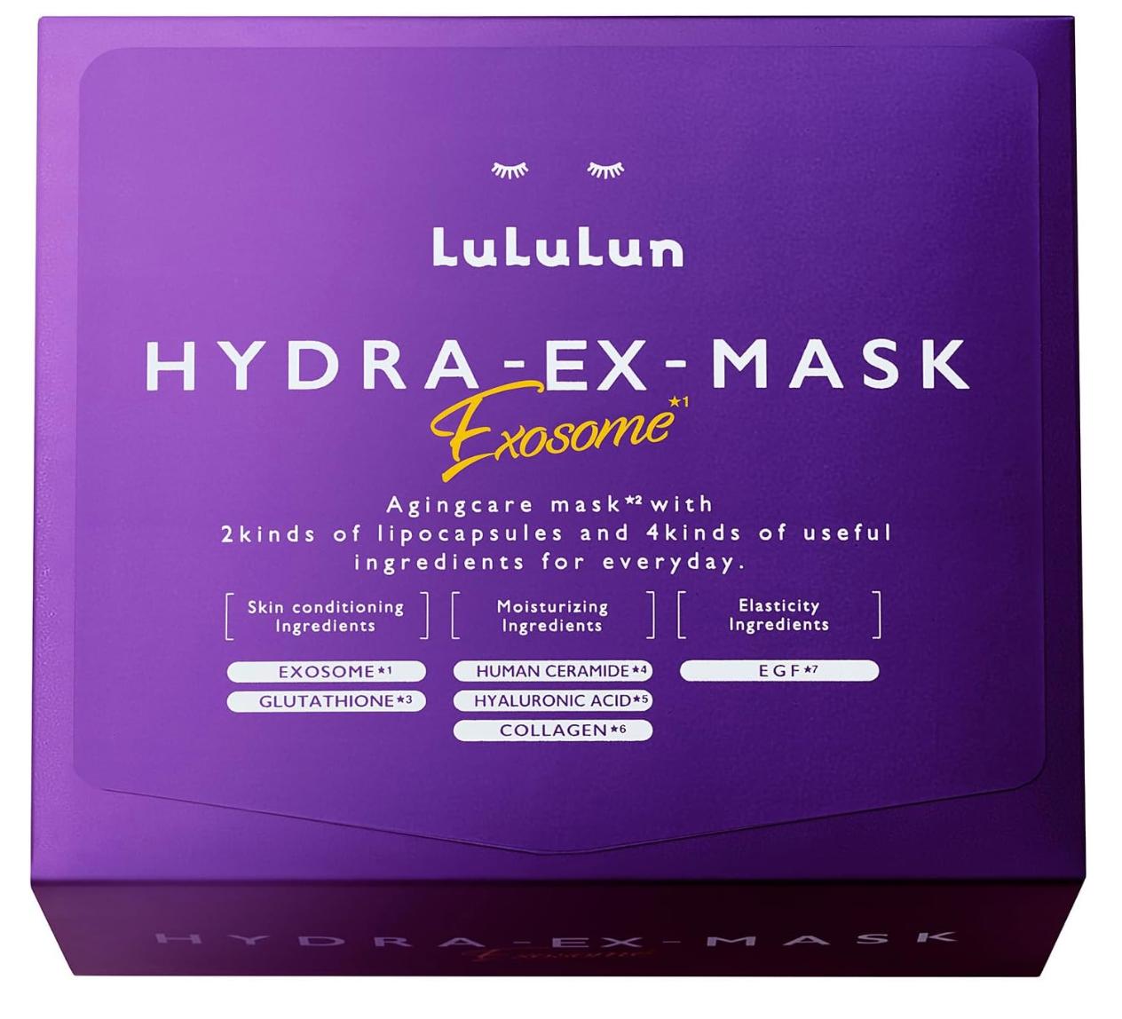 

Lululun Hydra-Ex Face Mask – Intensive Moisturizing Sheet Mask 28 Sheets 28 sheets