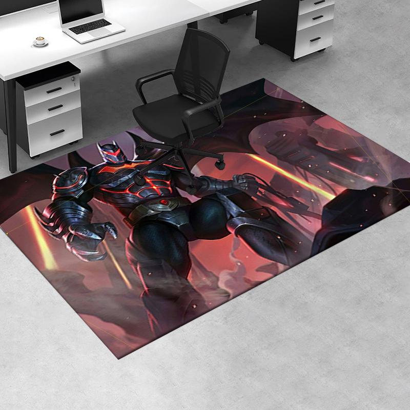 

Nightwing: The Dark Knight Armor - Limited Edition Collectible Figure Office Mat Home Decor Office Desk Chair Rugs Chair Carpet for office C 60cm by 90cm