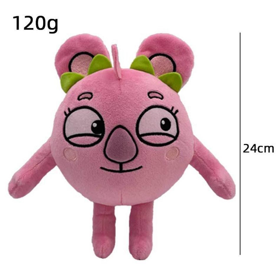 24cm Dětská Zoo Plyšové Hračky Kreslená Kočka Nosorožec Ježek Anime Měkká Plyšová Zvířátka Panenka Hračky s Dětskými Písničkami Dětské Děti Narozeninové Dárky