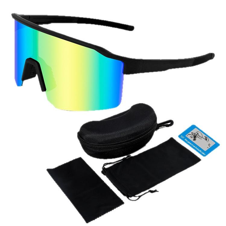 Running Goggles Half Frame UV400 Windproof Anti-Glare High-Definition for Marathon Mountaineering Outdoor Sports