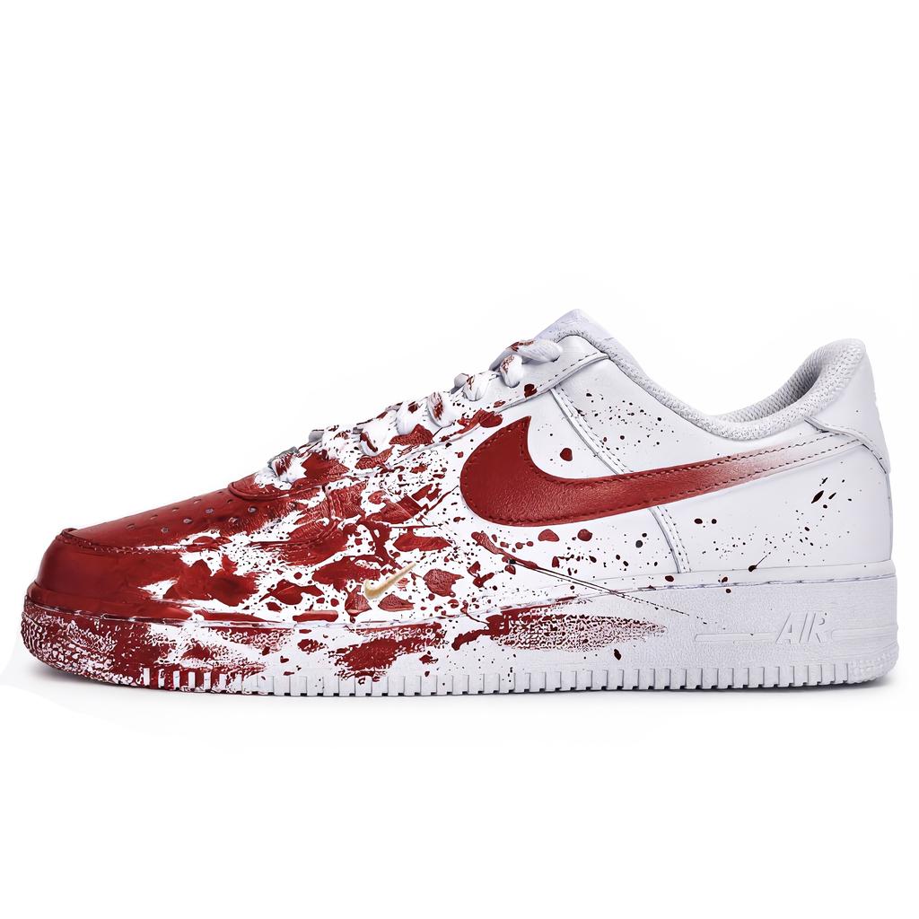 Nike Air Force 1 Spring And Summer American Graffiti Mini Hook Breathable Lightweight Height Increasing Cushioning CZ0270-106(Team801-6.0)