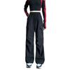 Solid Color High Waist Trousers Straight Sweat Pants Women Fashion Wide Leg Loose Pants  Sports