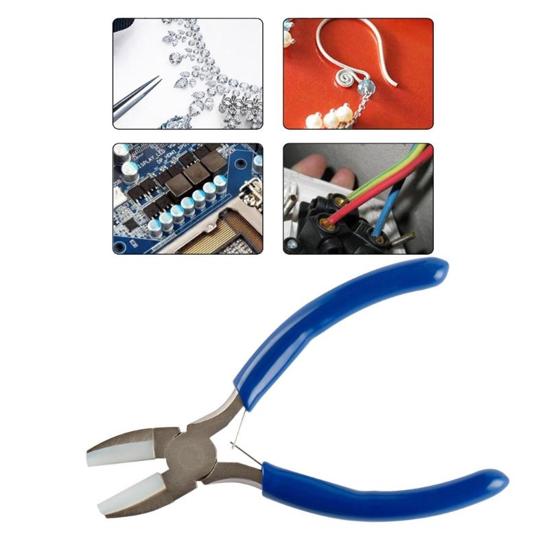 Nylon Jaw Pliers for Jewelry Making Flat Nose Pliers Chain Nose Pliers Handmade Jewelry Repair for DIY Enthusiasts