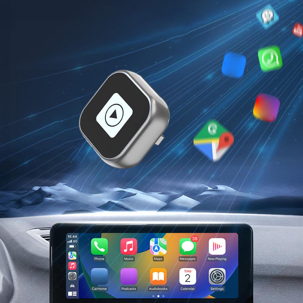 Wireless CarPlay & Android Auto Adapter Carplay AI Box Convert Wired To Wireless Auto Connect Plug & Play for Factory Wired Cars