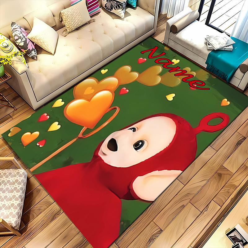 Custom personalization Teletubbies Area Rug - Perfect For Kitchen, Bathroom,Laundry Room Decor Large Size Available,Gift All Seasons