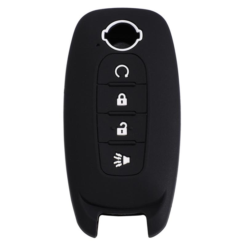 Silicone Key Fob Cover Case 4 Button Fits For Nissan Versa Leaf Sentra Sl Murano Maxima Altima Remote Fob