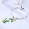 Charmscopper Beschichtete Grüne Fee Prinzessin Krone Frosch Anhänger Passend für Charms Original Armband Perlen Schmuckherstellung für Frauen
