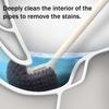 Wall Mounted Toilet Brush, Anti-Slip Handle Curved Soft Bristles Toilet Cleaner, Toilet Grooves Bathroom Brush for Deep Cleaning