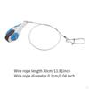 12 Inch Down Release Clip with Snap for Planer Board Sea Fishing