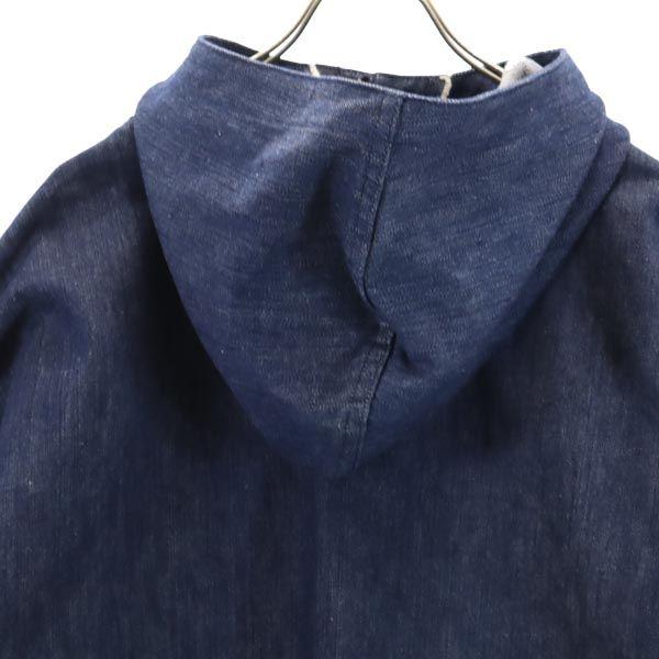 MONITALY Made In USA Denim Anorak Parker 44 MONITALY Pullover Men's Used