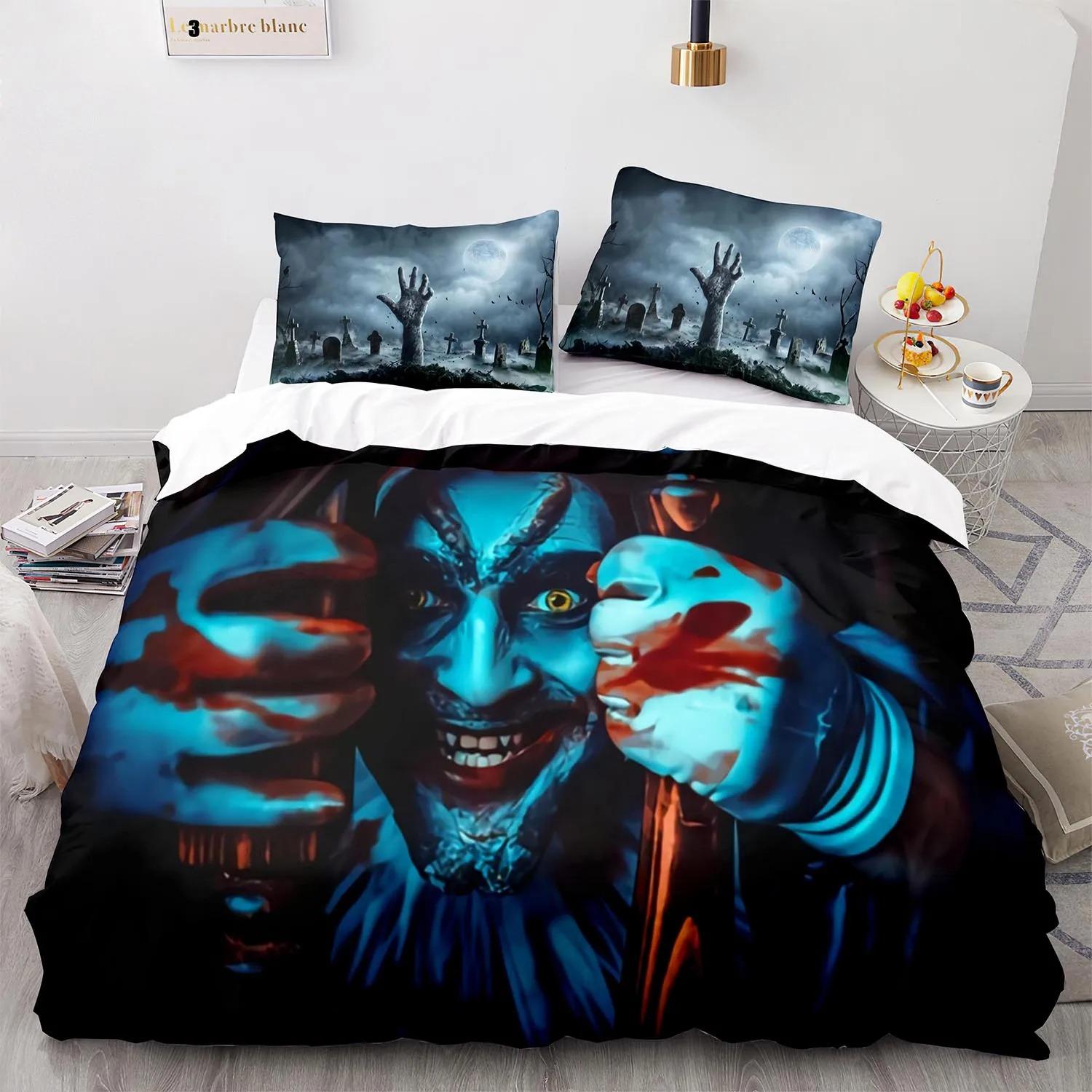 

Комплект постельного белья The Living Dead Single Twin Full Queen King Size Zombie Bed Set Aldult Kid Bedroom Duvetcover Sets 3D Anime 016 70x133cm 2pcs