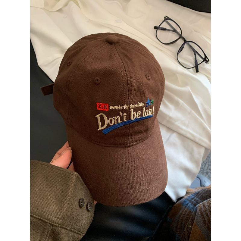 Retro Trend Cap Women's New Big Head Circumference Baseball Cap Showing Face Small Versatile Sun Hat