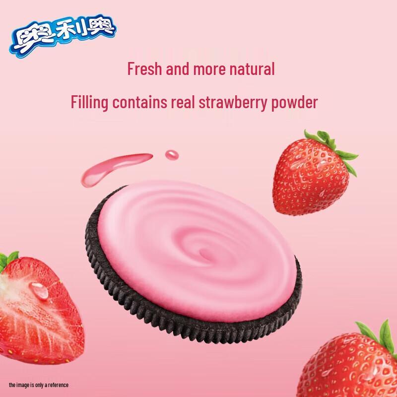 Oreo Strawberry Cream Sandwich Biscuits 6-Pack