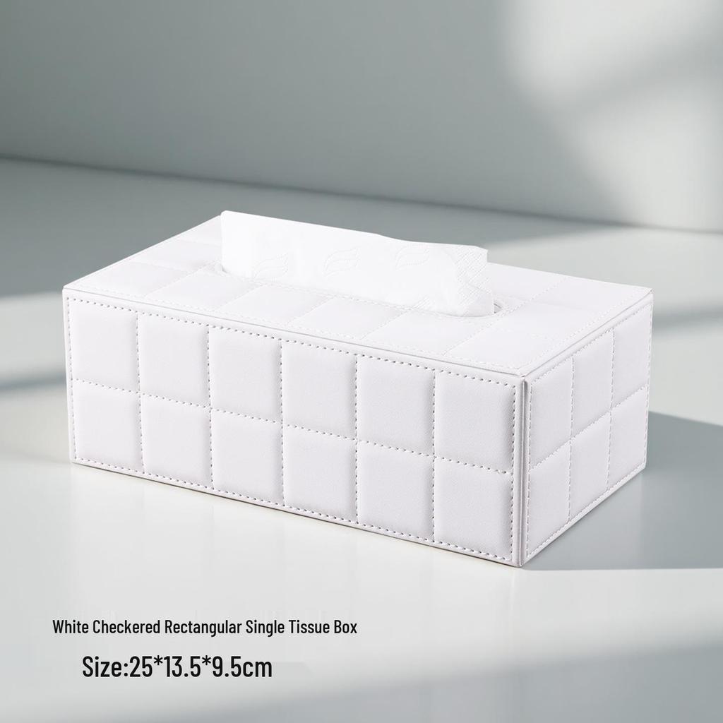 Premium Leather Tissue Box for Living Room, Coffee Table, Home, Hotel, or Restaurant - Stylish and High-Quality